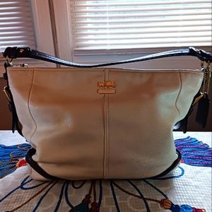 Coach bag Cream and chocolate